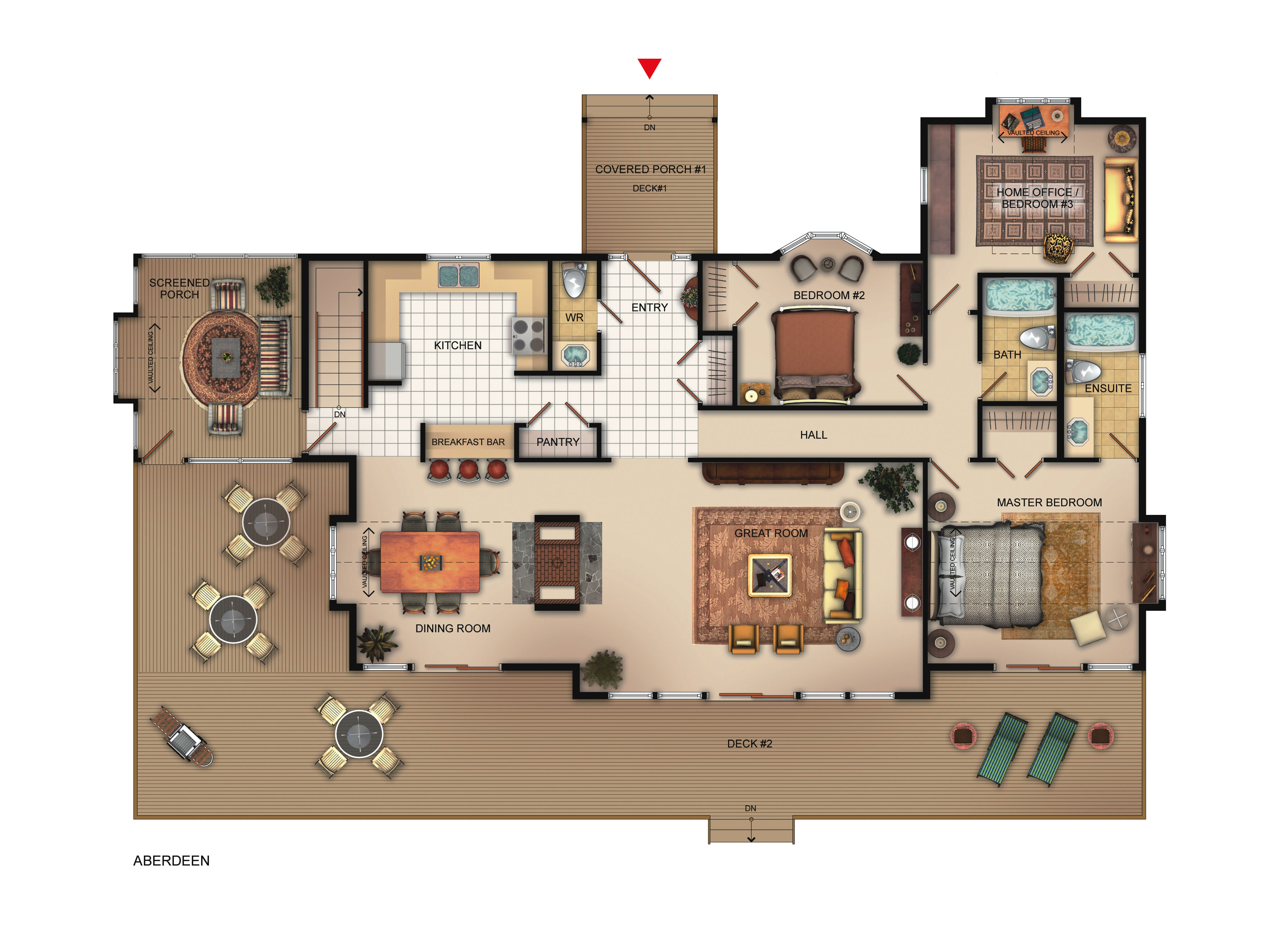 The Aberdeen — floor plan
