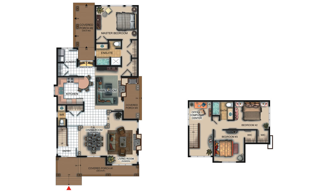The Berkshire — floor plan