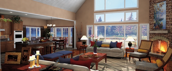 The Cambridge — interior rendering