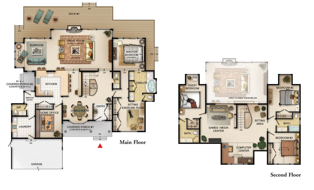 The Cornell — floor plan