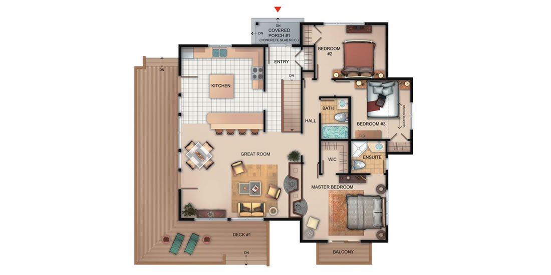 The Belleville — floor plan