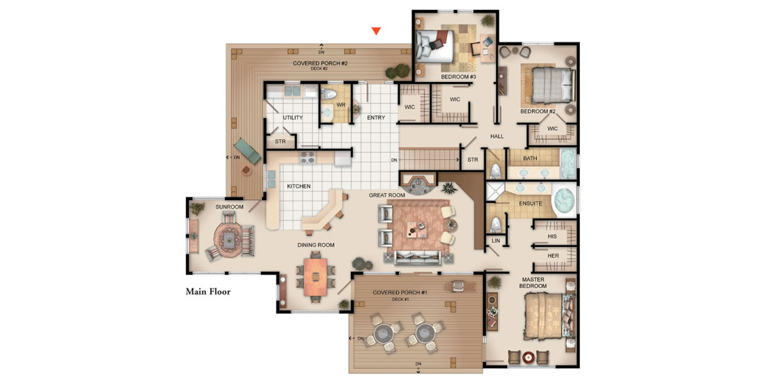 The Bracebridge — floor plan