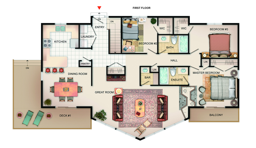 The Highland — floor plan