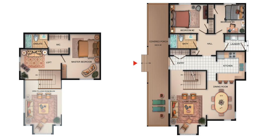 The Kitsilano — floor plan