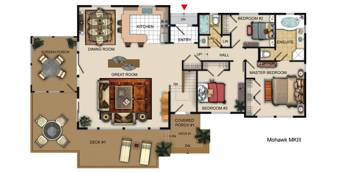 The Mohawk — floor plan