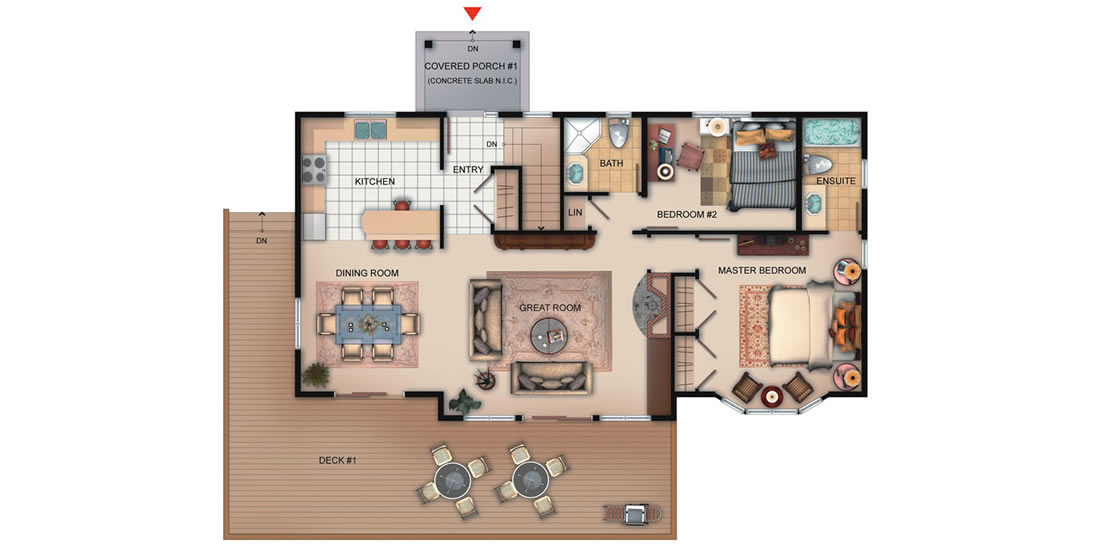 The Northwood — floor plan