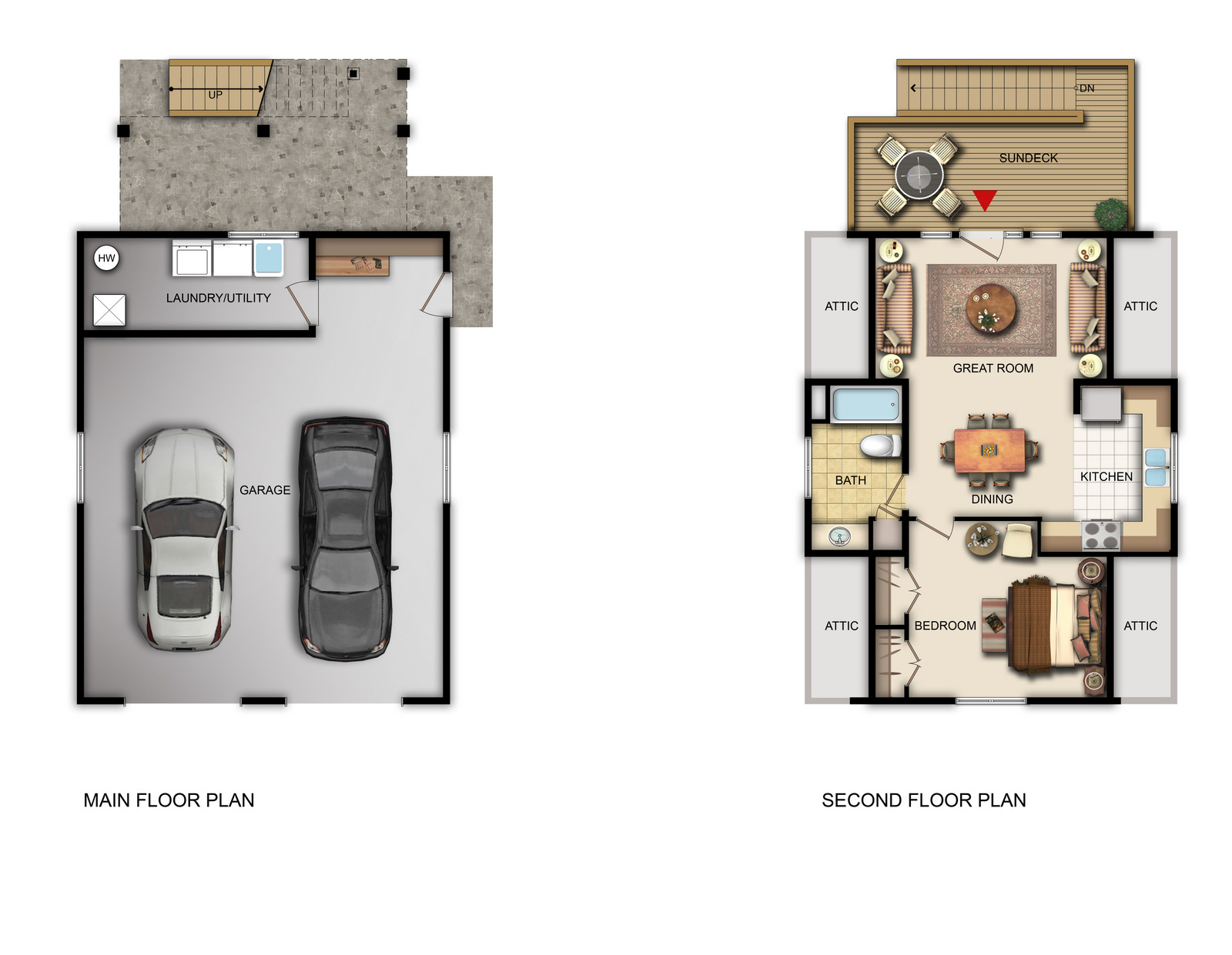 The Sherwood — floor plan