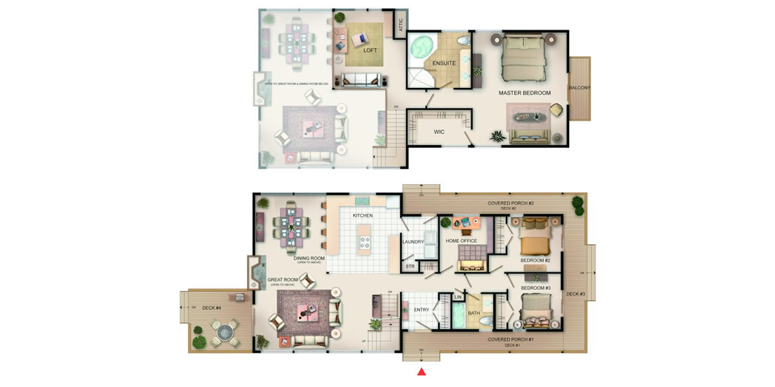The Summerhill — floor plan