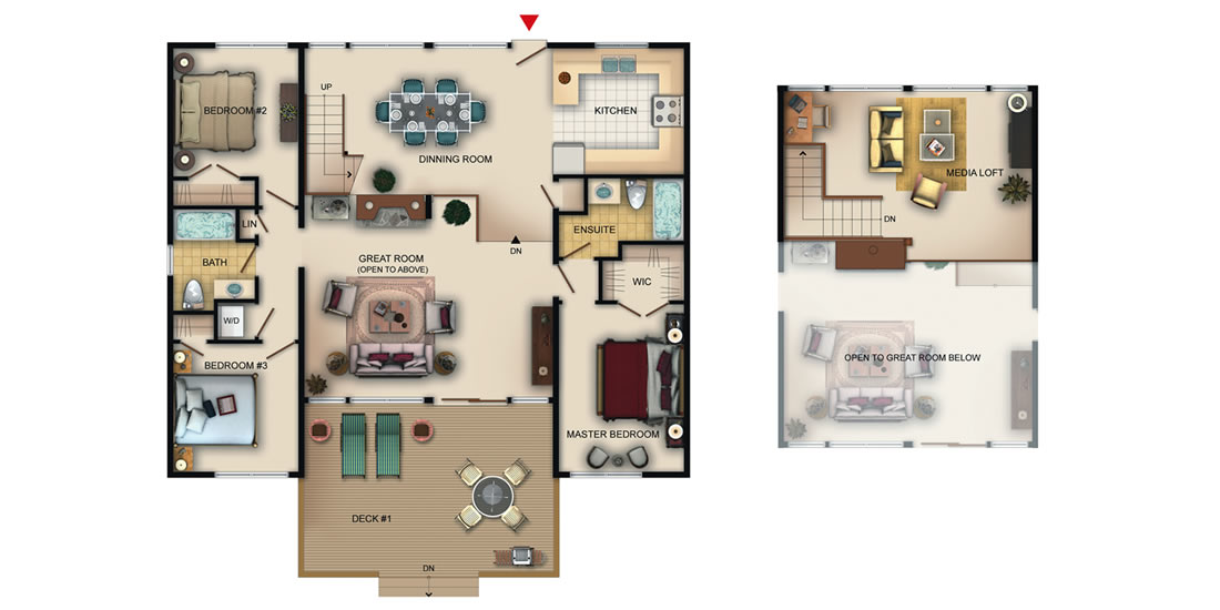 The Suncastle — floor plan