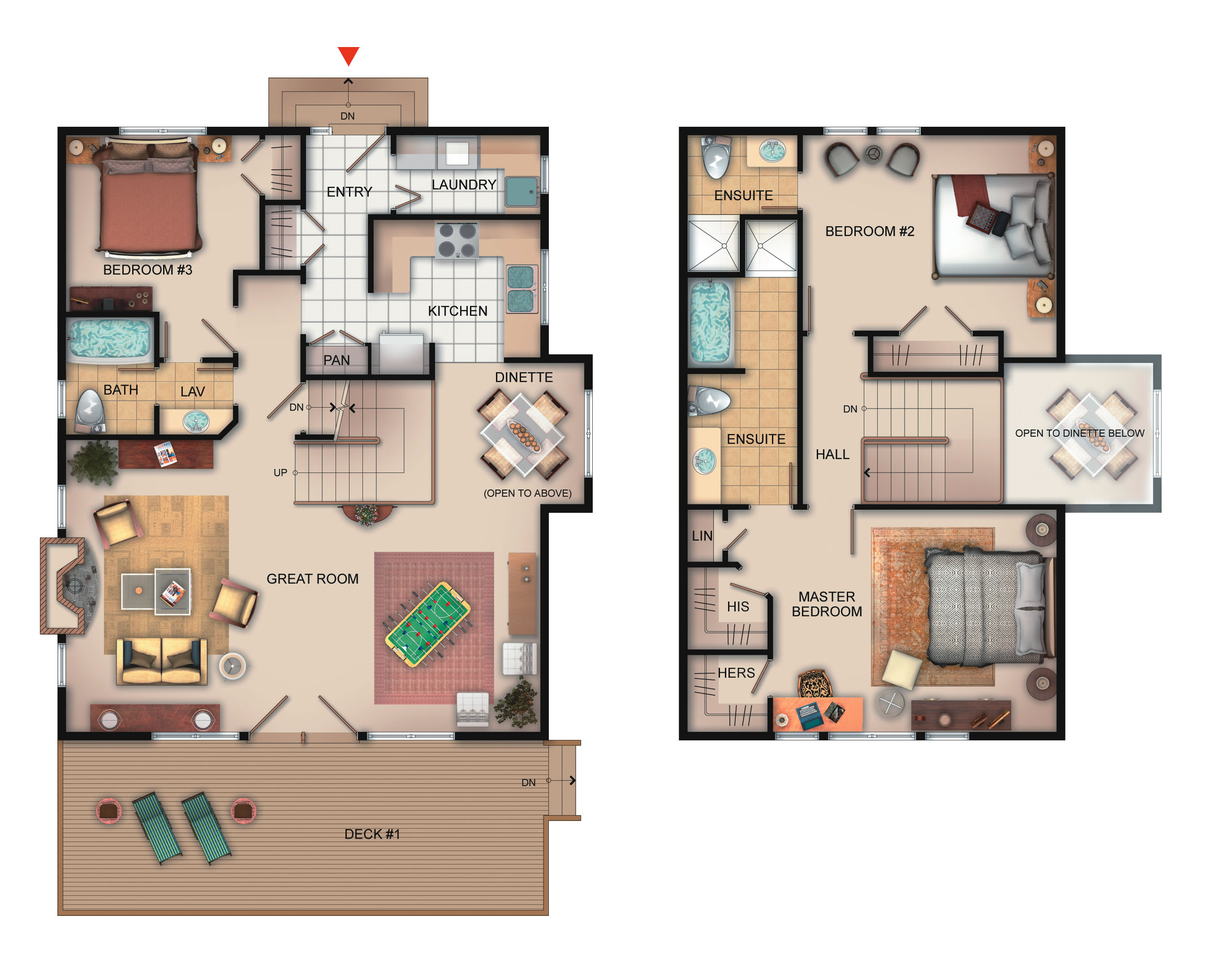 The Telluride — floor plan