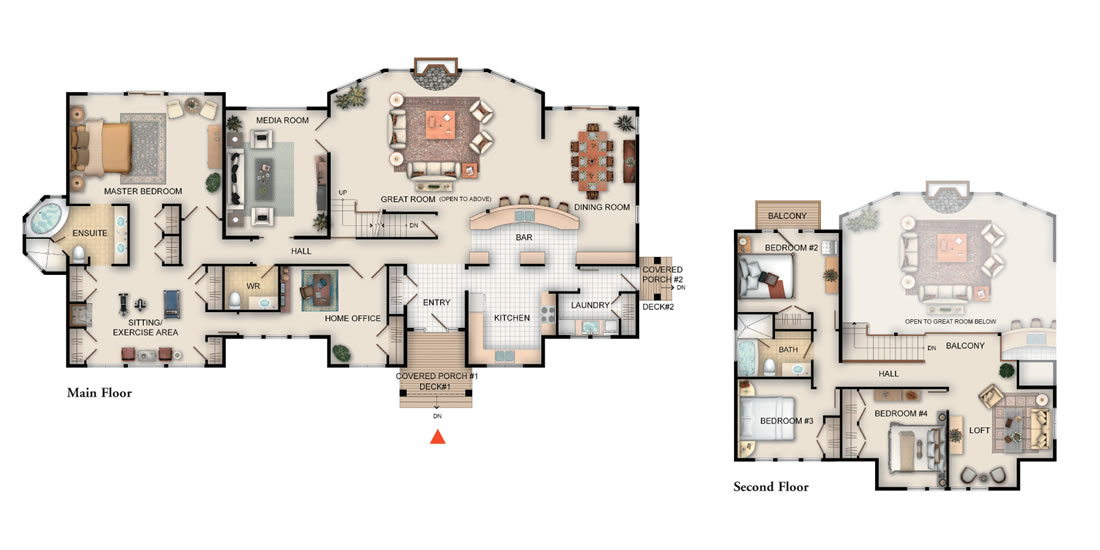 The Bellingham — floor plan