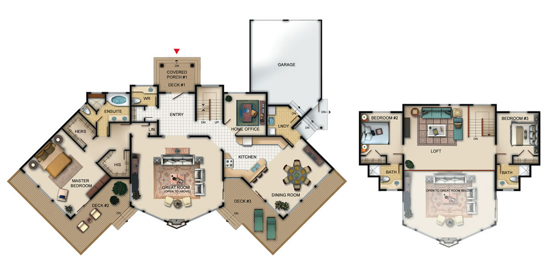 The Carlyle — floor plan