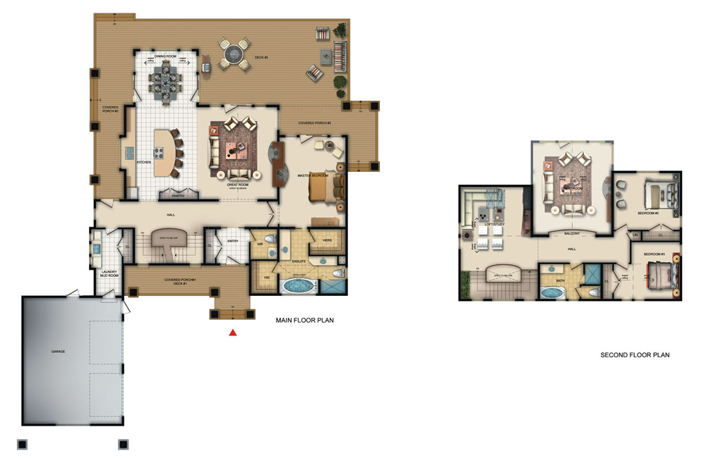The Colebrook — floor plan
