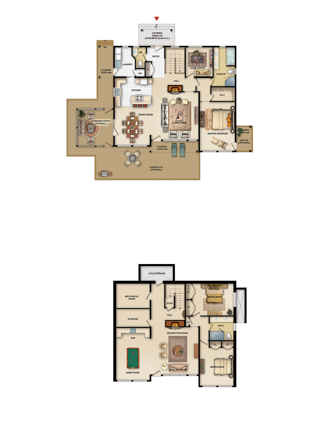 The Crandon — floor plan