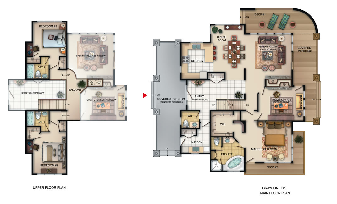 The Graystone — floor plan