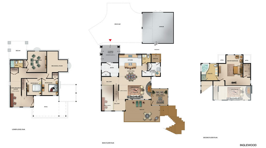 The Inglewood — floor plan