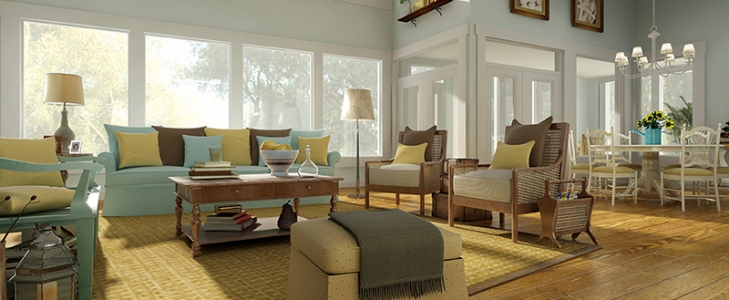 The Oakley — interior rendering
