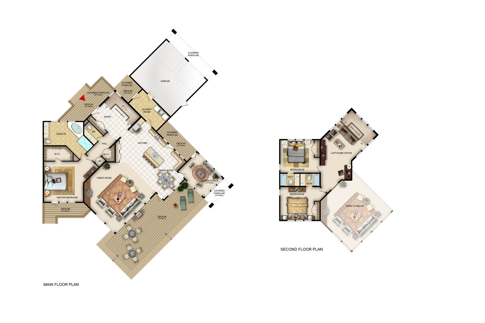 The Rainier — floor plan