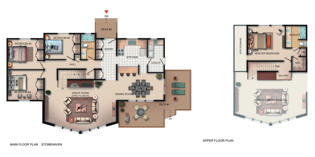 The Stonehaven — floor plan