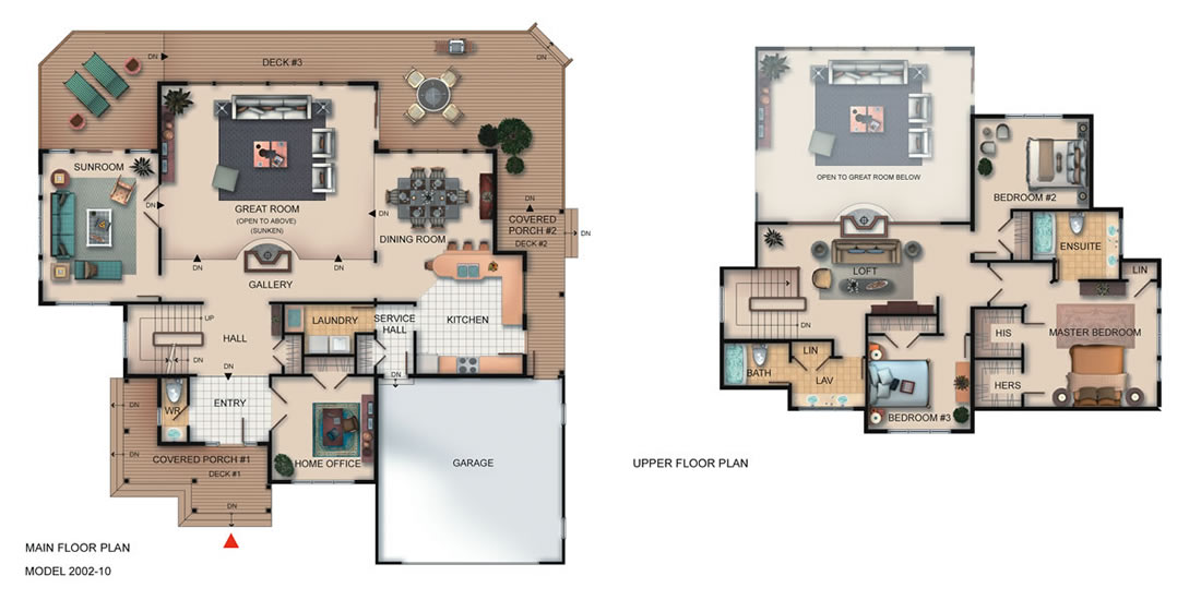 The Westlake — floor plan