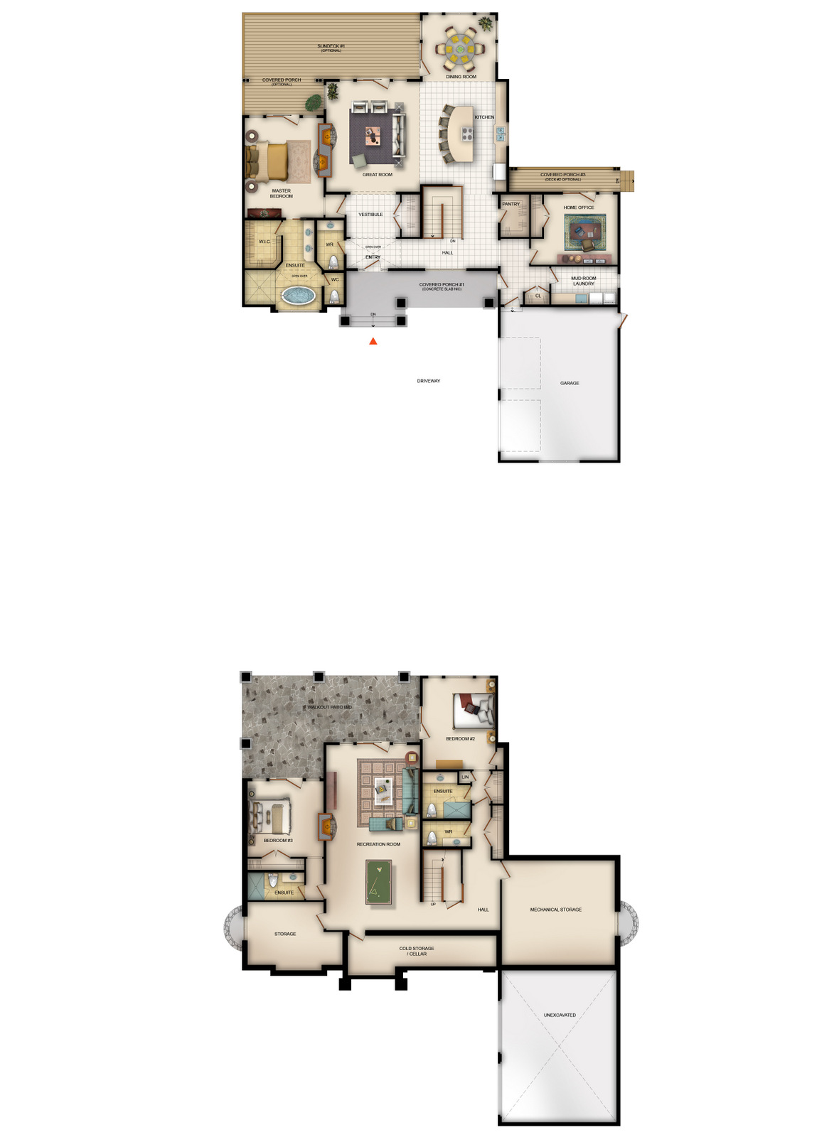 The Worthington — floor plan