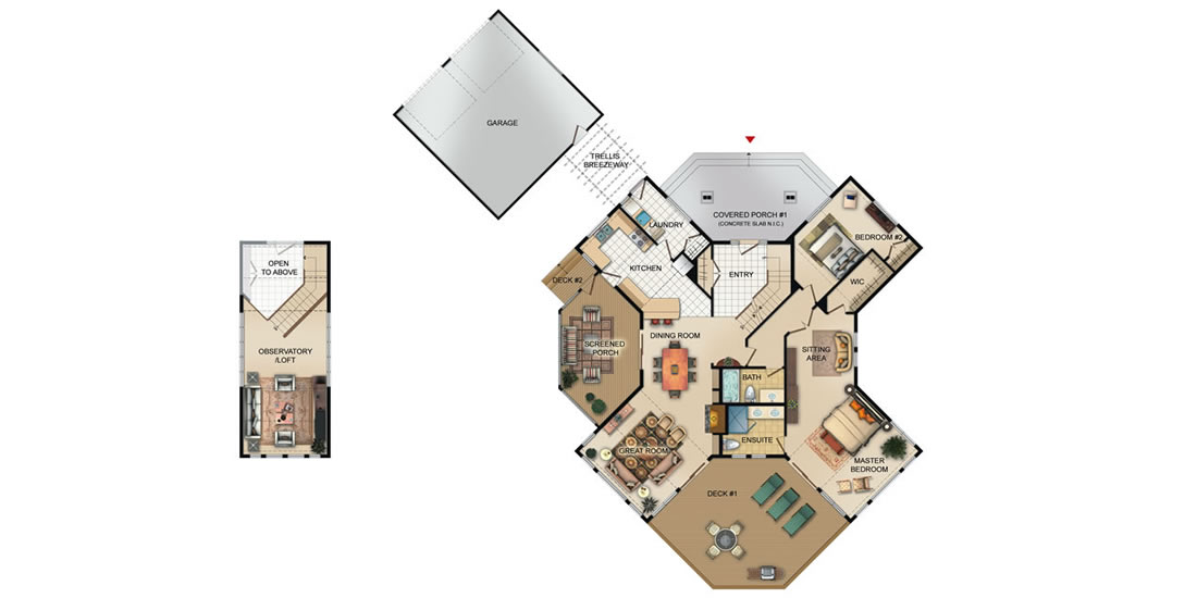 The Glendale — floor plan