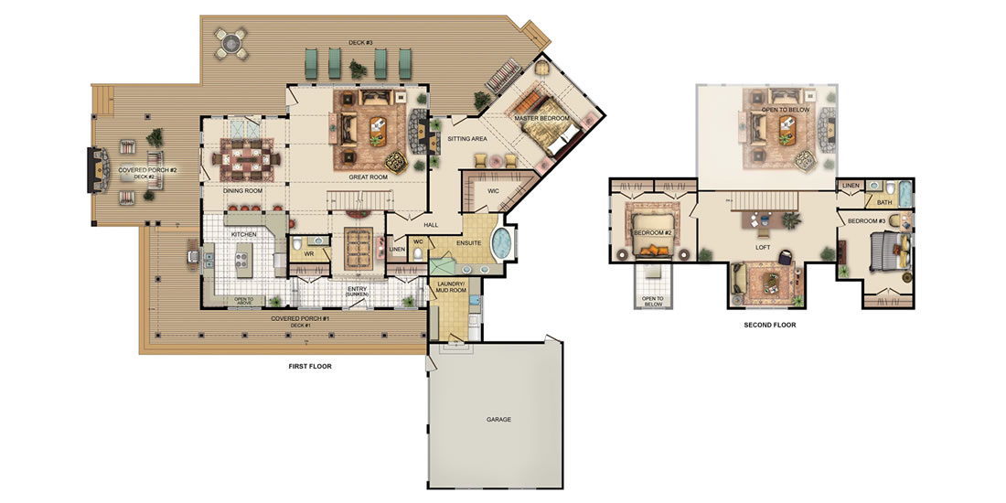 The Pasadena — floor plan