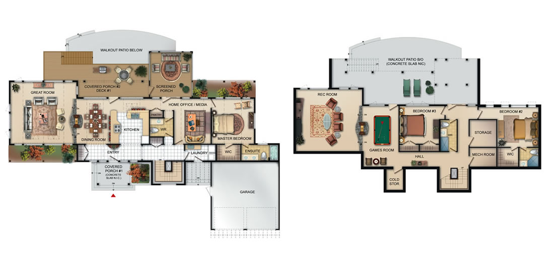 The Pendelton — floor plan