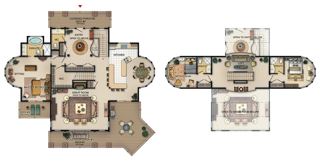 The Redstone — floor plan