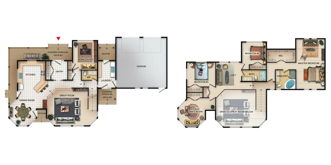 The Topeka — floor plan