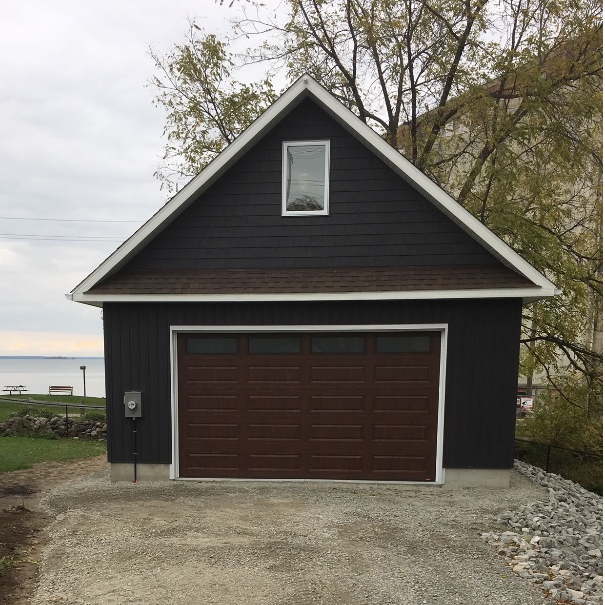 A custom garage A&R built